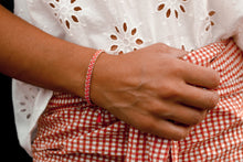 Load image into Gallery viewer, Coral *Silver* Stacker Bracelet