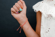 Load image into Gallery viewer, Coral *Silver* Stacker Bracelet