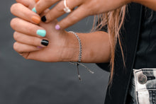 Load image into Gallery viewer, Grey *Silver* Stacker Bracelet