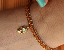 Load image into Gallery viewer, Calavera Charm Bracelet