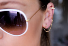 Load image into Gallery viewer, Drop Chain Cuff Earring Asymmetrical Set