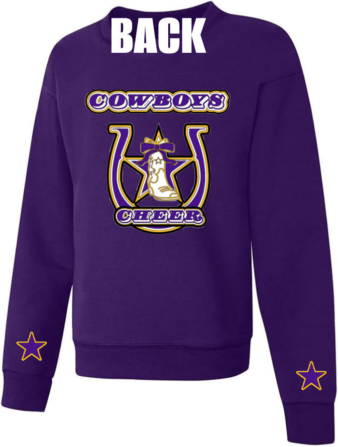 Cowboys CHEER Crewneck