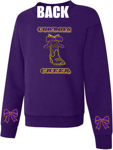 Cowboys CHEER Crewneck