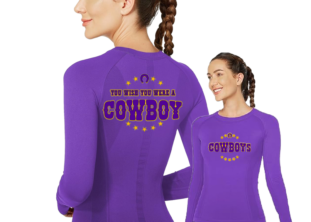Cowboys Fitted Long Sleeve