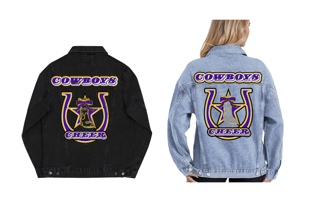 Cowboys CHEER Oversized Denim Jacket