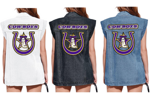 Cowboys Oversized Denim Vest