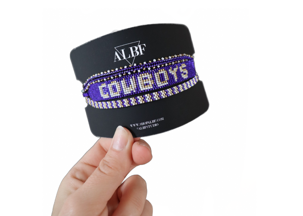 SHS Cowboys Handmade Bracelet Set