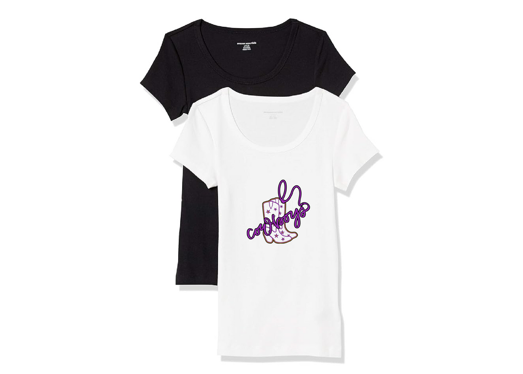 Cowboys Scoop Neck Tee