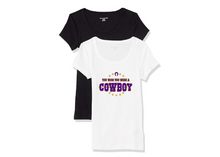 Load image into Gallery viewer, Cowboys Scoop Neck Tee
