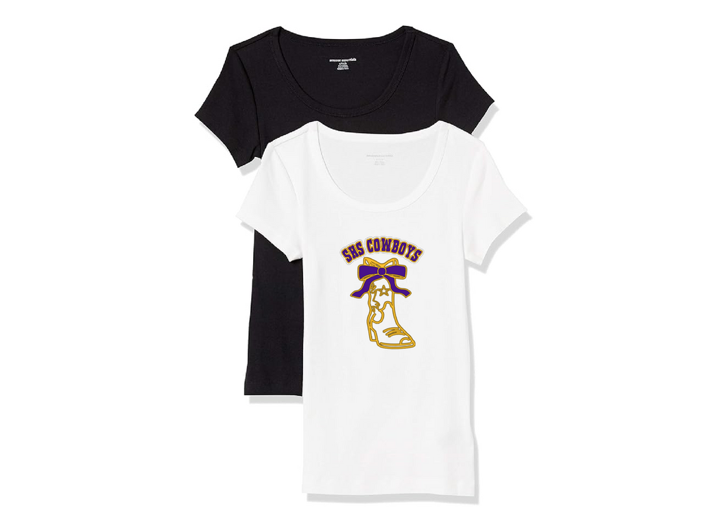 Cowboys Scoop Neck Tee