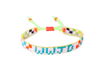 Cargar imagen en el visor de la galería, Cornerstone of colors WWJD Beaded Bracelet
