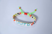 Cargar imagen en el visor de la galería, Cornerstone of colors WWJD Beaded Bracelet
