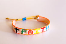 Cargar imagen en el visor de la galería, Keep The Faith Colorful Beaded Bracelet
