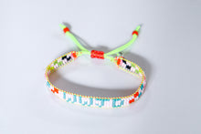 Cargar imagen en el visor de la galería, Cornerstone of colors WWJD Beaded Bracelet
