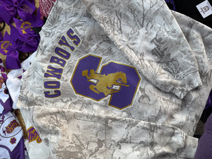 Camo CrewNeck Purple