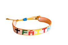 Cargar imagen en el visor de la galería, Keep The Faith Colorful Beaded Bracelet
