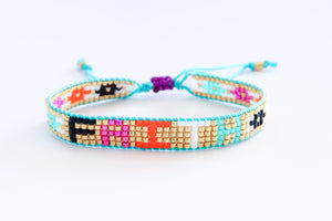 Faith In Color Beaded Bracelet