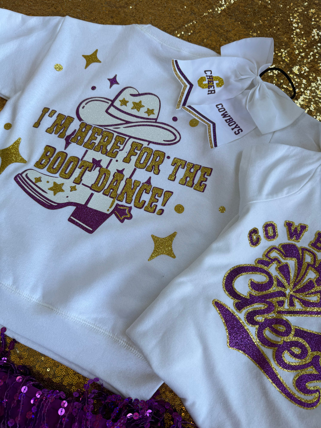 I'm Here For The Boot Dance Youth Crewneck