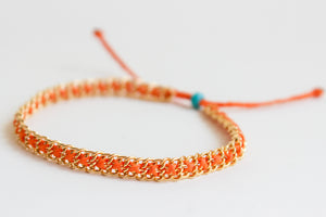 KAVEAH Orange Stacker Bracelet
