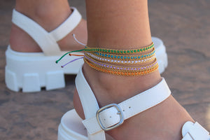 KAVEAH Colors Of Summer 5 Anklet Set
