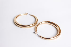 Statement Gold Hoops