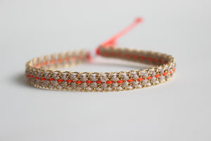 Neon Taupe Anklet