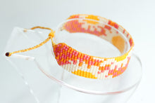 Load image into Gallery viewer, Blossom Blush Checkerboard Beaded Bracelet
