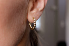 Load image into Gallery viewer, Never Have I Ever Gold Twist Hoops
