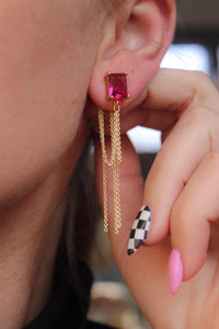 I Want Candy Jewel Tone Earrings