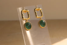 Load image into Gallery viewer, Serena Emerald Earrings
