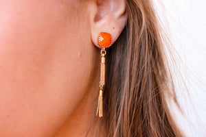 Coral Drip Earrings