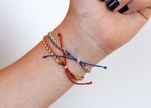 Load image into Gallery viewer, Navy Charm Bracelet
