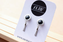 Load image into Gallery viewer, Lariat Silver Earrings

