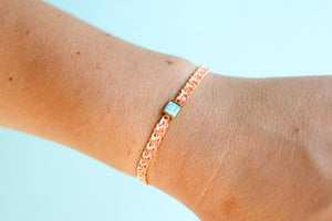 Pink Combo Charm Bracelet