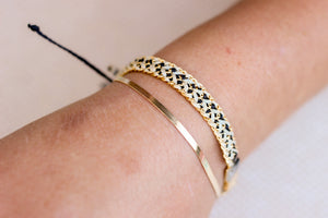 Gold Snake Chain Layering Chain Bracelet