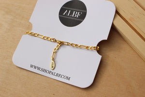Gold Chain Layering Bracelet