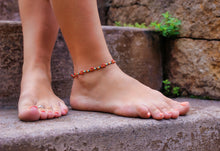 Load image into Gallery viewer, Wild Flowers Beaded Anklet
