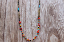 Load image into Gallery viewer, Make My Daisy Beaded Flower Necklace
