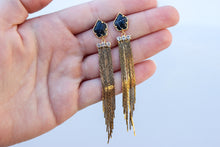 Load image into Gallery viewer, Out Gold Fringe Earrings
