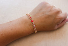 Load image into Gallery viewer, Big Red Charm Bracelet
