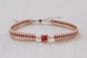 Big Red Charm Bracelet