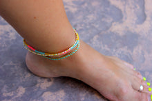 Load image into Gallery viewer, Poolside Hand Tied Anklet
