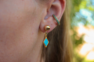 Moon City Turquoise Earrings