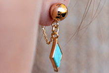 Load image into Gallery viewer, Moon City Turquoise Earrings
