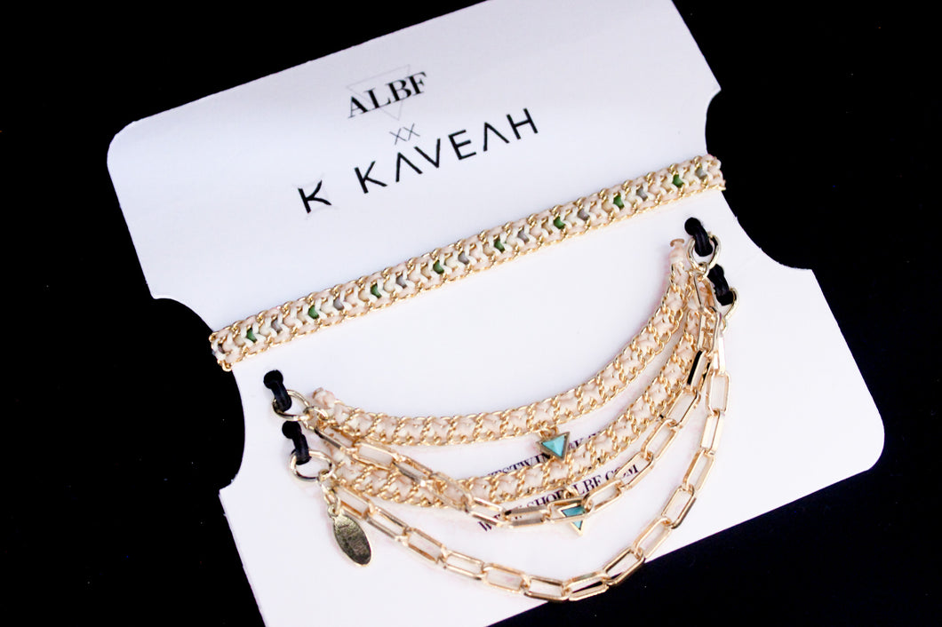 KAVEAH Dreamweaver Shoe Jewelry and Bracelet Set