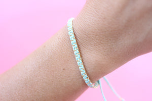 Mint Blue Stacker Bracelet