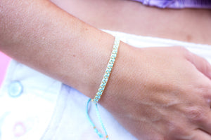 Mint Blue Stacker Bracelet