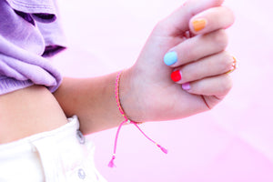 Hot Pink Stacker Bracelet