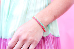 Hot Pink Stacker Bracelet