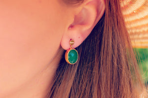 Emerald Sky Earrings